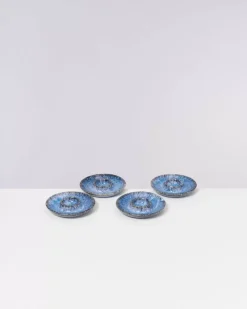 Motel a Miio Cordoama 4Er Set Eierbecher Blau Gesprenkelt