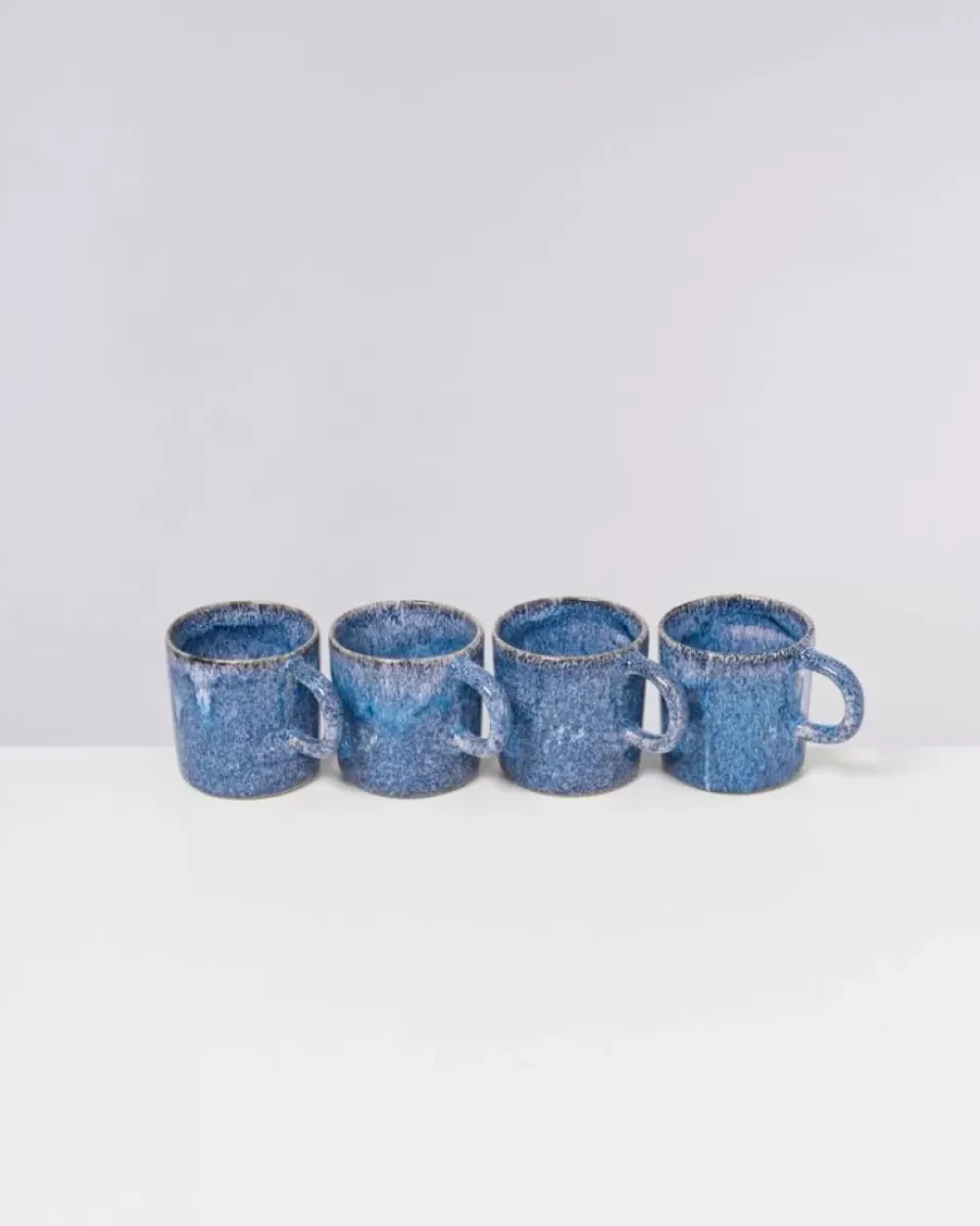Motel a Miio Cordoama 4Er Set Tasse Gros Blau Gesprenkelt