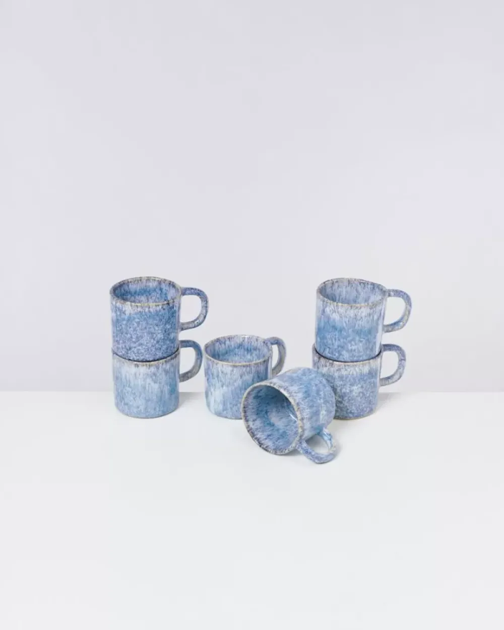 Motel a Miio Cordoama 6Er Set Tasse Klein Blau Gesprenkelt