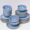 Motel a Miio Cordoama Klassik Blau Gesprenkelt - 40 Teiliges Set