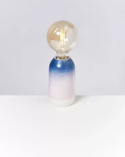 Motel a Miio Farol Lampe Blau Rosa Gesprenkelt