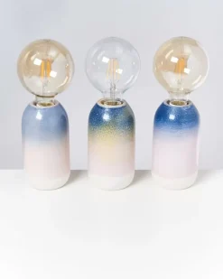 Motel a Miio Farol Lampe Blau Rosa Gesprenkelt