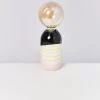 Motel a Miio Farol Lampe Schwarz Rosa Gelb Gestreift