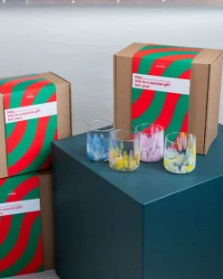 Motel a Miio Geschenkbox - 4 X Alegria Glas Klein