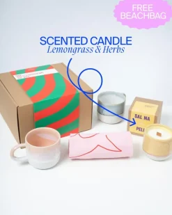 Motel a Miio Geschenkbox - 2 X Coimbra Teetasse & 1 X Duftkerze