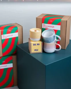 Motel a Miio Geschenkbox - 2 X Coimbra Teetasse & 1 X Duftkerze