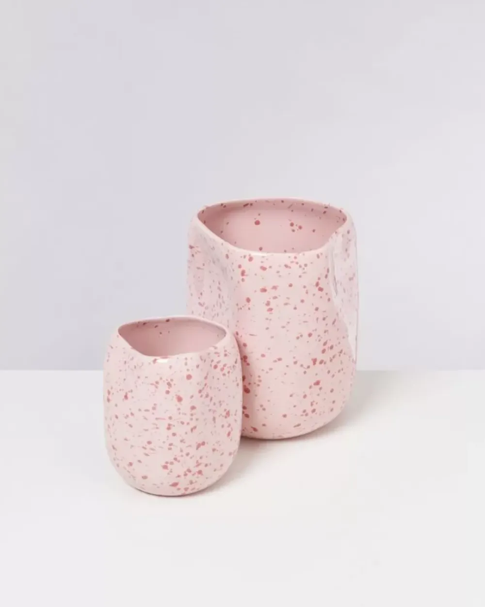 Motel a Miio Joao Vase L Rosa Rot Gesprenkelt