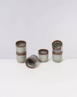 Motel a Miio Melides 6Er Set Becher Klein Forest Brown