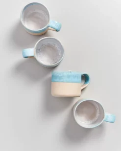 Motel a Miio Nodoa 4Er Set Tasse Blue Dipped