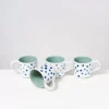 Motel a Miio Nodoa 4Er Set Tasse Mint Mit Punkten