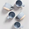 Motel a Miio Nodoa Tasse Grau Weis Gestreift