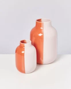 Motel a Miio Nuno Vase L Half Coral Rose