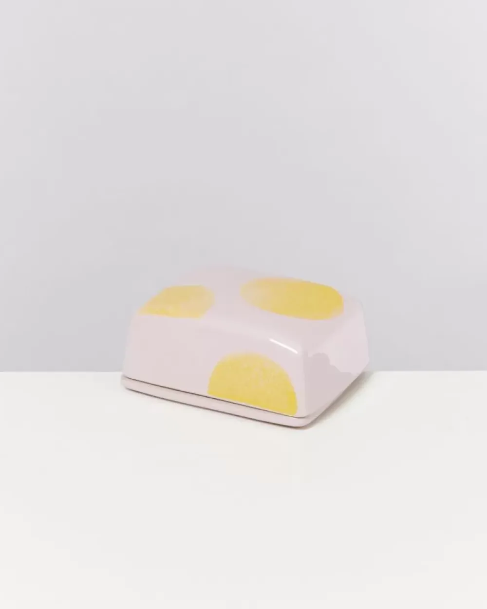 Motel a Miio Seia Butterdose Rosa Gelb Gepunktet