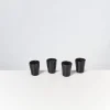 Motel a Miio Turmalina 4Er Set Espressobecher Schwarz