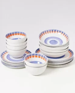 Motel a Miio Verao Blau Orange - 24 Teiliges Set